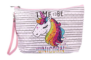 BYS Kosmeetikakott Time To Be A Unicorn hind ja info | Meigikotid, lauapeeglid | kaup24.ee