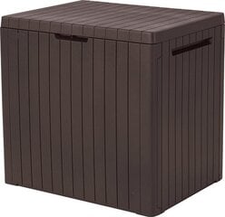 Hoiukast City Storage Box 113 L, pruun hind ja info | Kompostrid, prügikonteinerid | kaup24.ee