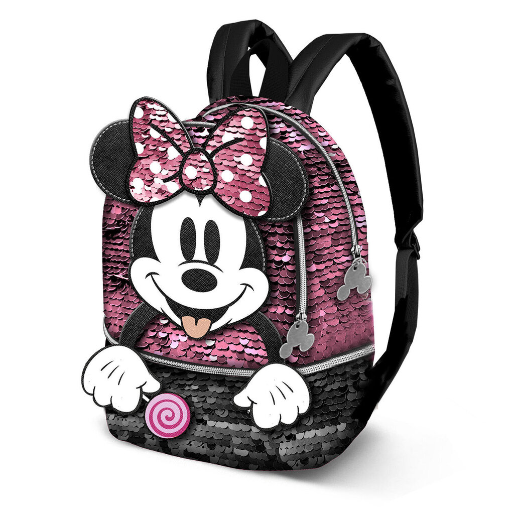 Seljakott lastele Karactermania „Disney Minnie”, must ja roosa hind ja info | Koolikotid, sussikotid | kaup24.ee