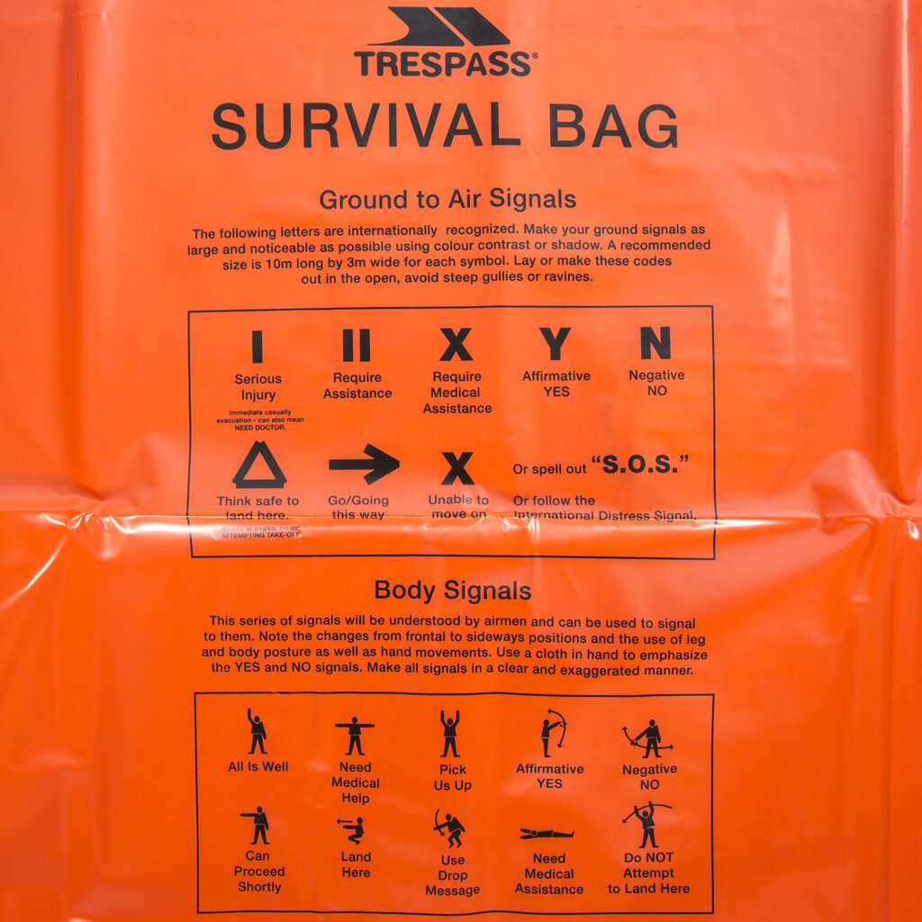 Kott ellujäämiseks Trespass Radiator Survival Bivi Bag hind ja info | Magamiskotid | kaup24.ee