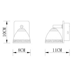 Настенный светильник G.LUX GM-069-1 цена и информация | Настенный светильник Конусы | kaup24.ee