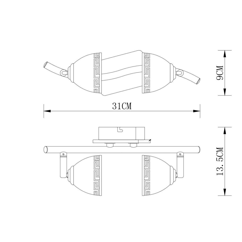 Laelamp G.LUX GM-069-2 цена и информация | Laelambid | kaup24.ee