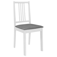 Обеденные стулья, 2 шт., белый цена и информация | Стулья для кухни и столовой | kaup24.ee