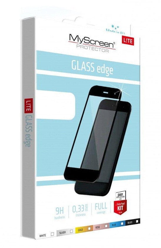 LCD kaitsev karastatud klaas MyScreen Lite Edge Full Glue Samsung A426 A42 must hind ja info | Ekraani kaitsekiled | kaup24.ee