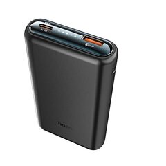 Väline aku Power Bank Hoco Q1 Type-C PD 20W+Quick Charge 3.0 (3A) koos LCD ekraan 10000mAh must цена и информация | Зарядные устройства Power bank | kaup24.ee