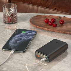 <p>Внешний аккумулятор Power Bank Hoco Q1A Type-C PD 20W+Quick Charge 3.0 (3A) 20000mAh, черный.</p>
 цена и информация | Зарядные устройства Power bank  | kaup24.ee