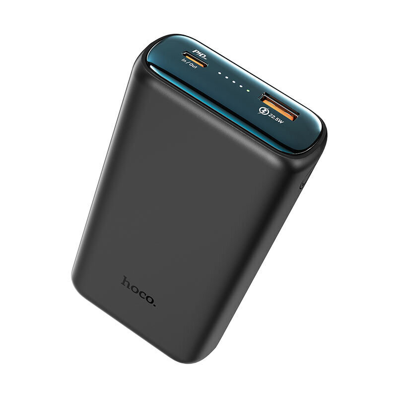 Väline aku Power Bank Hoco Q1A Type-C PD 20W+Quick Charge 3.0 (3A) 20000mAh must цена и информация | Akupangad | kaup24.ee