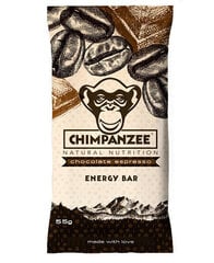 Energiabatoon Chimpanzee šokolaadi ja espresso maitse, 55 g hind ja info | Supertoit | kaup24.ee