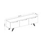 TV-laud Kalune Design 382, 150 cm, hall hind ja info | TV alused | kaup24.ee