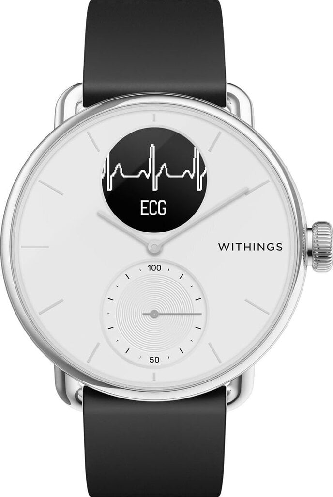Withings ScanWatch Hybrid White hind ja info | Nutikellad (smartwatch) | kaup24.ee