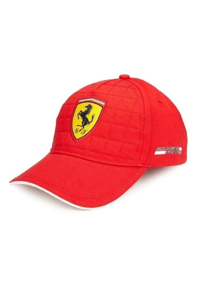 Nokkmüts Ferrari SF FW Quilt Cap, punane hind ja info | Meeste sallid, mütsid ja kindad | kaup24.ee