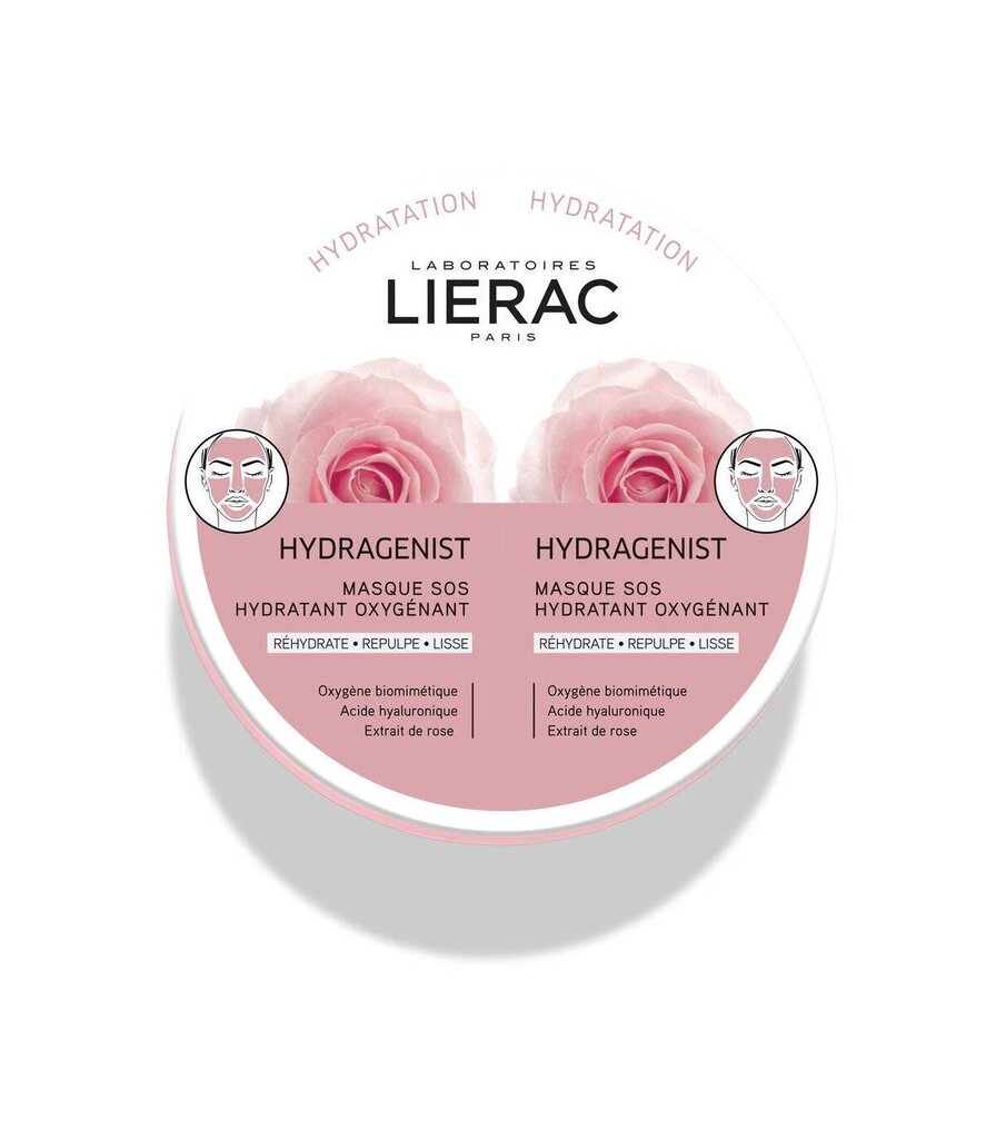 Niisutav näomask Lierac Hydragenist, 2 x 6 ml hind ja info | Näomaskid, silmamaskid | kaup24.ee