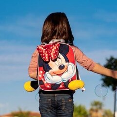 Tüdrukute seljakott Cerda Disney Minnie 3D / Minni Hiir, punane цена и информация | Школьные рюкзаки, спортивные сумки | kaup24.ee