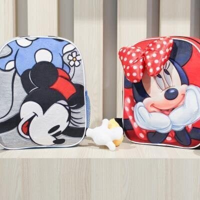 Tüdrukute seljakott Cerda Disney Minnie 3D / Minni Hiir, punane hind ja info | Koolikotid, sussikotid | kaup24.ee