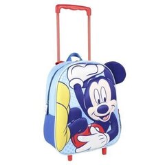 Маленький чемодан Disney Mickey XS, синий цена и информация | Чемоданы, дорожные сумки | kaup24.ee