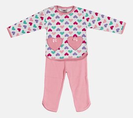 Tüdrukute pidžaama, roosa hind ja info | Tüdrukute hommikumantlid ja pidžaamad | kaup24.ee