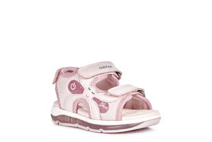 Tüdrukute vilkuvad sandaalid Geox, roosa hind ja info | Laste sandaalid | kaup24.ee