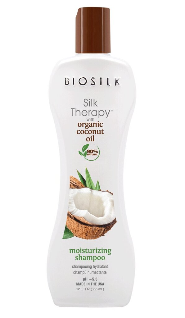 Juuksešampoon Biosilk Therapy Coconut 355 ml цена и информация | Šampoonid | kaup24.ee