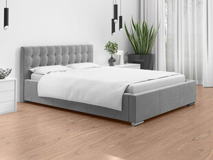 Кровать Loris 180x200 см, серая цена и информация | Кровати | kaup24.ee