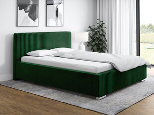Кровать Lira 160x200 см, зеленая цена и информация | Кровати | kaup24.ee