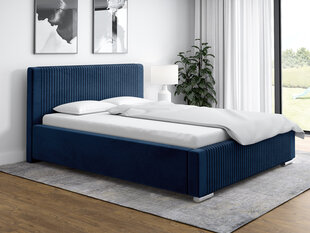 Кровать Lila 180x200 см, синяя цена и информация | Кровати | kaup24.ee