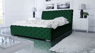 Кровать Lira 140x200 см, зеленая цена и информация | Кровати | kaup24.ee