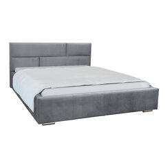 Кровать Prato 160x200 см, серая цена и информация | Кровати | kaup24.ee