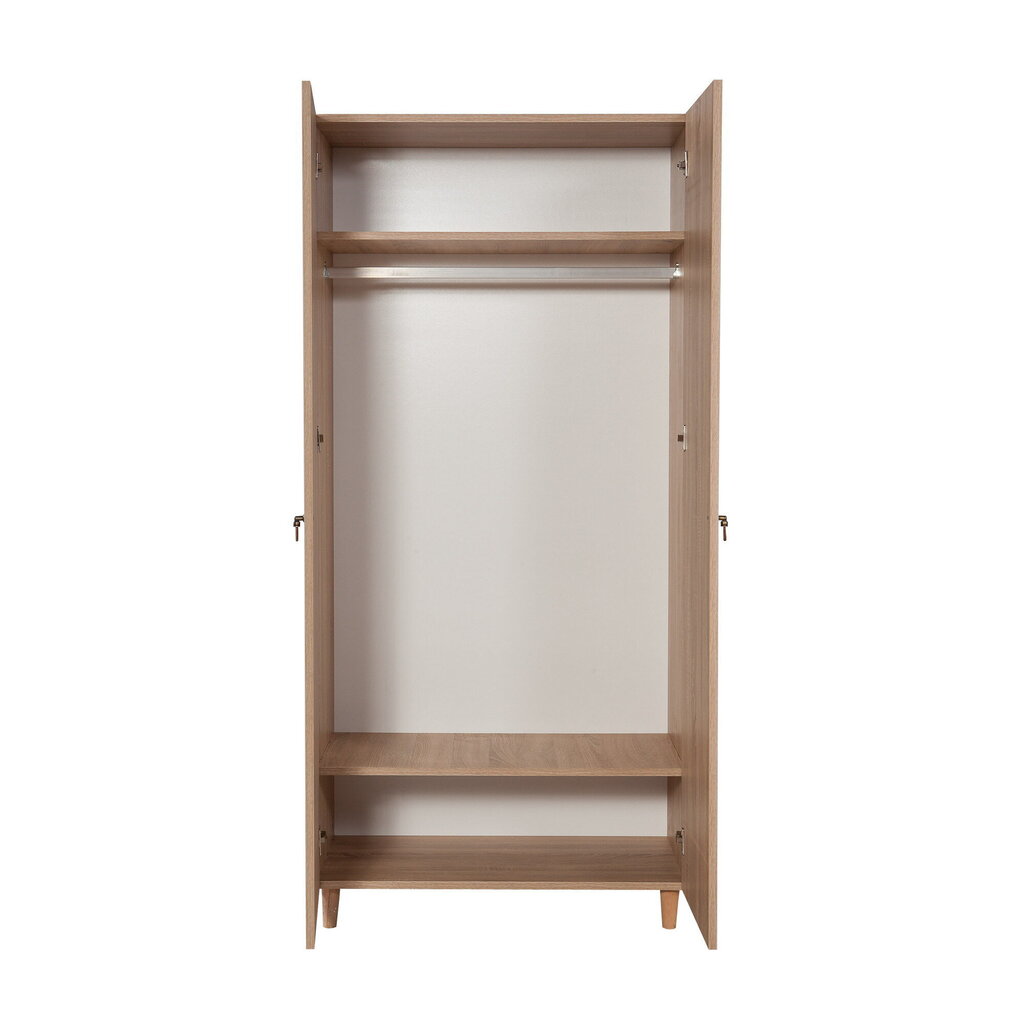 Riidekapp Kalune Design Wardrobe 869 (IV), 90 cm, pruun/tamme värv hind ja info | Kapid | kaup24.ee