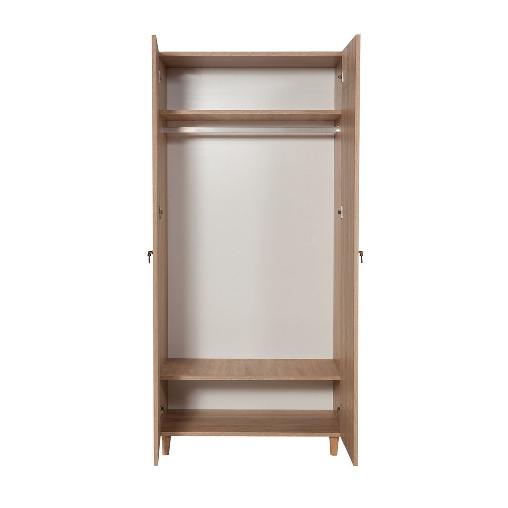 Riidekapp Kalune Design Wardrobe 863 (I), 90 cm, tamme värv/mitmevärviline цена и информация | Kapid | kaup24.ee