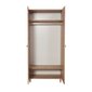 Riidekapp Kalune Design Wardrobe 863 (I), 90 cm, tamme värv/mitmevärviline цена и информация | Kapid | kaup24.ee