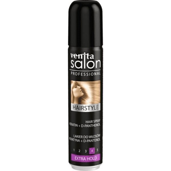 Juukselakk keratiiniga Venita Salon Professional Hair Spray Extra Hold, 75 ml цена и информация | Viimistlusvahendid juustele | kaup24.ee