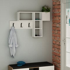 Комплект мебели для прихожей Kalune Design 776, 99,5 см, белый цена и информация | Комплекты в прихожую | kaup24.ee