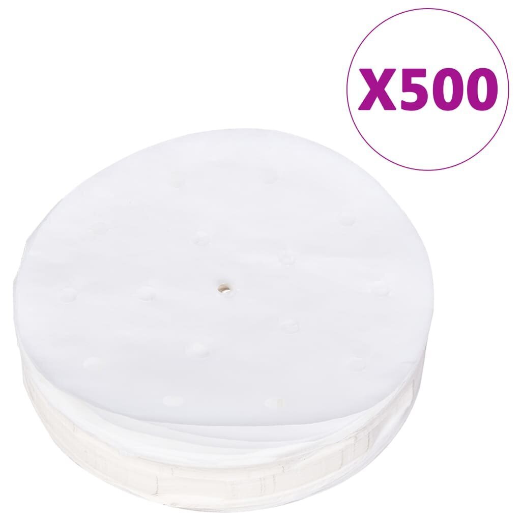 vidaXL hamburgeripress 500 kotletipaberiga, alumiinium, 10 cm цена и информация | Köögitarbed | kaup24.ee