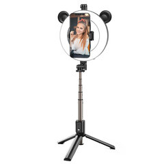 Telefonihoidik Borofone BY6 PerfectPic fill light must hind ja info | Mobiiltelefonide hoidjad | kaup24.ee