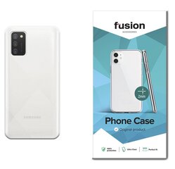 Fusion ultra clear series 2 mm silikoonist ümbris Samsung A025 Galaxy A02S läbipaistvale (EU Blister) цена и информация | Чехлы для телефонов | kaup24.ee