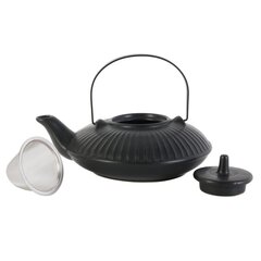 Керамический чайник в японском стиле, черный CHAN 21,7x14,5 см цена и информация | Стаканы, фужеры, кувшины | kaup24.ee