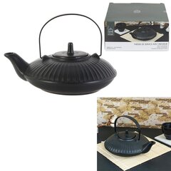 Керамический чайник в японском стиле, черный CHAN 21,7x14,5 см цена и информация | Стаканы, фужеры, кувшины | kaup24.ee