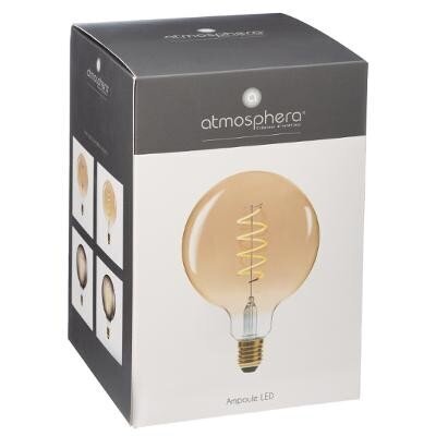 Atmosphera 4 W LED Lamp, soe valgus, E27, 175 x Ø 125 mm цена и информация | Lambipirnid, lambid | kaup24.ee