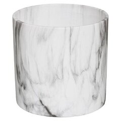 Valgest marmorist lillepotide komplekt (2tk) 11 / 13cm цена и информация | Вазоны | kaup24.ee