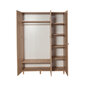 Riidekapp Kalune Design Wardrobe 863 (VI), 135 cm, tamm/tumepruun hind ja info | Kapid | kaup24.ee