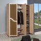 Riidekapp Kalune Design Wardrobe 863 (VI), 135 cm, tamm/tumepruun цена и информация | Kapid | kaup24.ee