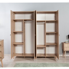 Шкаф Kalune Design Wardrobe 863 (II), 180 см, дуб/зеленый цена и информация | Шкафы | kaup24.ee