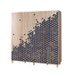 Riidekapp Kalune Design Wardrobe 863 (II), 180 cm, tamm/sinine hind ja info | Kapid | kaup24.ee