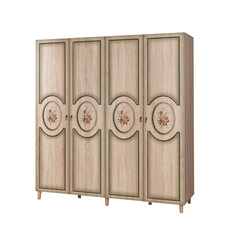Шкаф Kalune Design Wardrobe 863 (II), 180 см, дуб/зеленый цена и информация | Шкафы | kaup24.ee