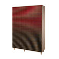 Riidekapp Kalune Design Wardrobe 863 (VI), 135 cm, punane