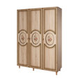 Riidekapp Kalune Design Wardrobe 863 (VI), 135 cm, tamm/pruun