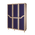Шкаф Kalune Design Wardrobe 863 (VI), 135 см, дуб/темно-синий