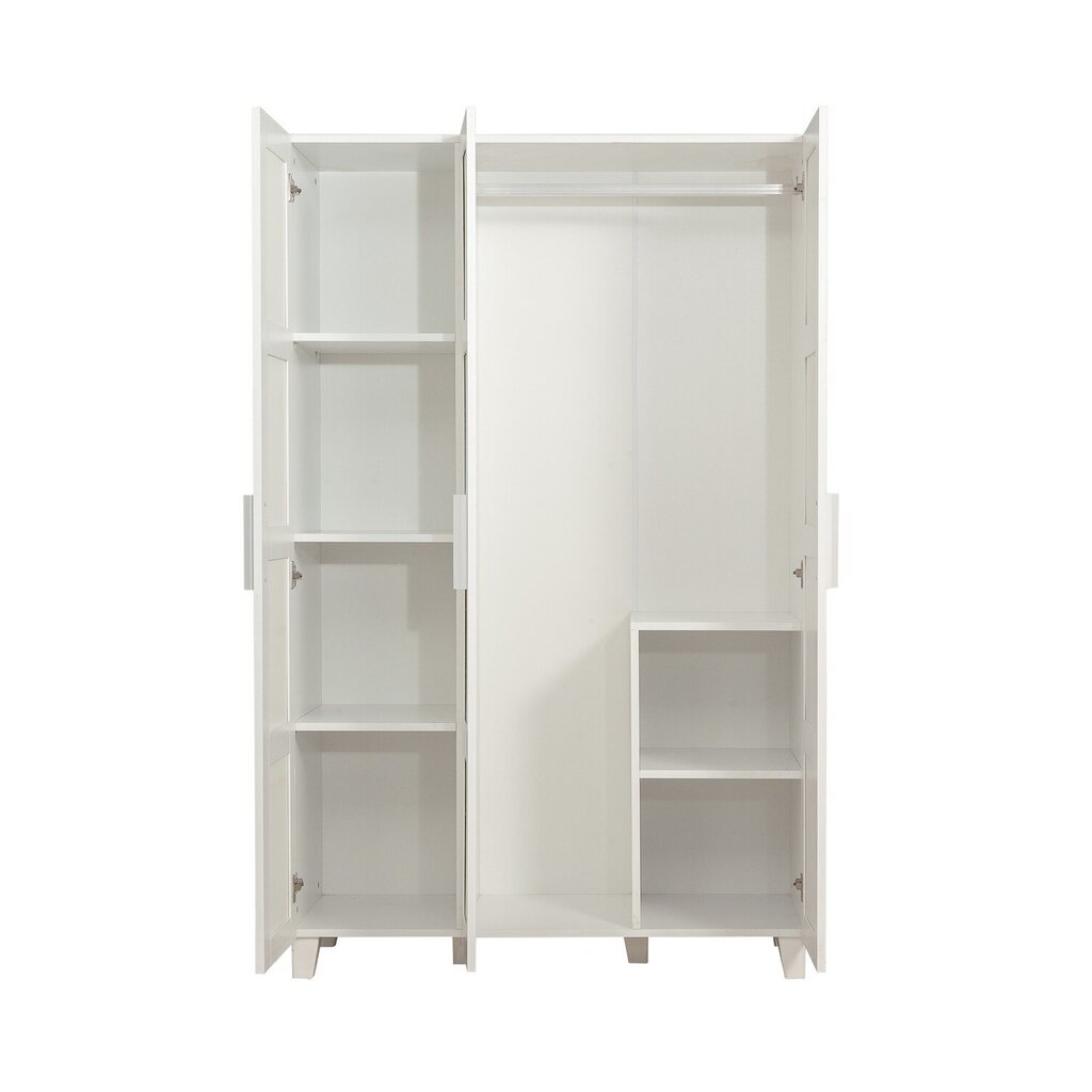 Riidekapp Kalune Design Wardrobe 869 (III), 120 cm, valge hind ja info | Kapid | kaup24.ee