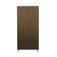 Riidekapp Kalune Design Wardrobe 869 (IV), 90 cm, tamm/kollane