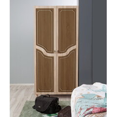 Riidekapp Kalune Design Wardrobe 869 (IV), 90 cm, pruun/tamm цена и информация | Шкафы | kaup24.ee